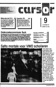 Voorzijde van magazine: Cursor 9 - 18 oktober 1990