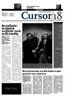 Voorzijde van magazine: Cursor 18 - 13 januari 2000