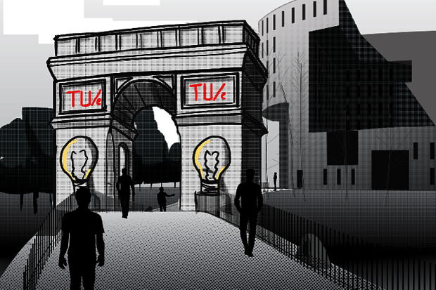 A triumphal arch on the Limbo path