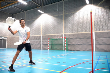 For ten years now, Mohammed Nagy Elagroudy has been unbeatable in his sport: the lightning-fast game of speed-ball. And he ...