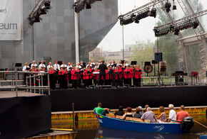 Muziek op de Dommel 2012. Foto | Ronald Paulissen Muziek op de Dommel 2012. Foto | Ronald Paulissen