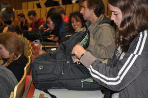 Targus-tas bij notebook.