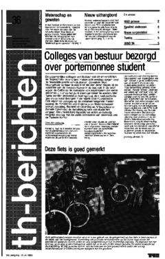 Voorzijde van magazine: TH berichten 36 - 8 juni 1984
