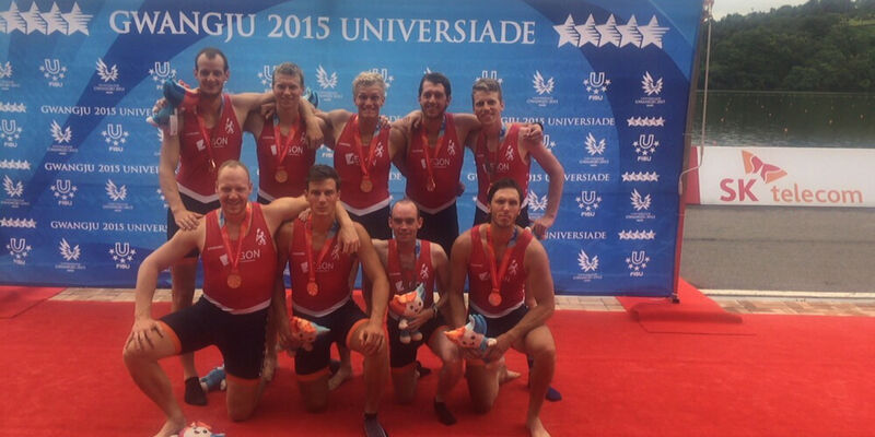 Brabant Acht haalt brons op Universiade.