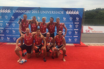Brabant Acht haalt brons op Universiade.