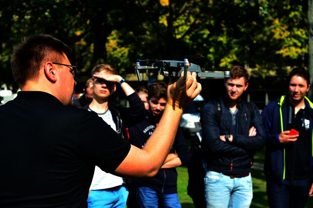 Vliegen op de campus