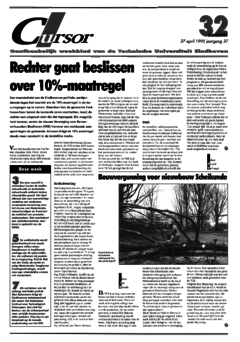 Voorzijde van magazine: Cursor 32 - 27 april 1995