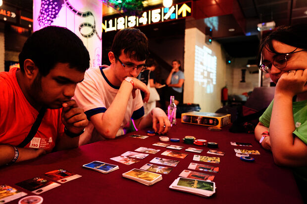 Board games instead of swaying in crowded pubs