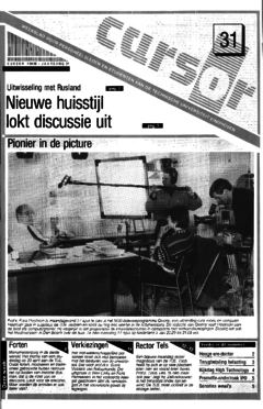 Voorzijde van magazine: Cursor 31 - 14 april 1989