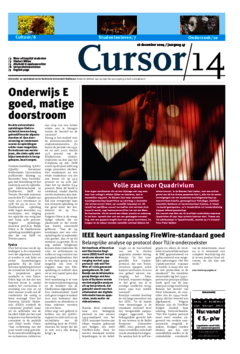 Voorzijde van magazine: Cursor 14 - 16 december 2004