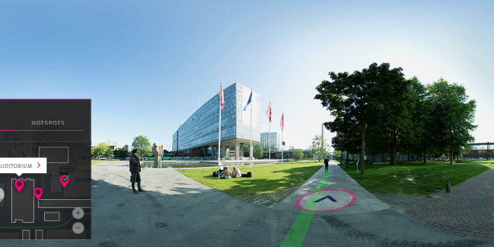 Virtual-realityfilm over TU/e-campus online
