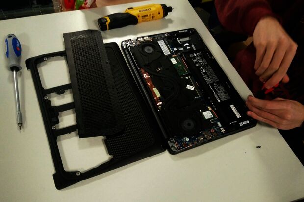 Number of student notebooks pose fire hazard