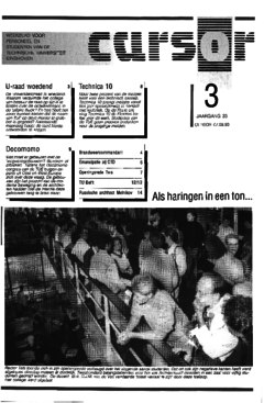 Voorzijde van magazine: Cursor 3 - 7 september 1990