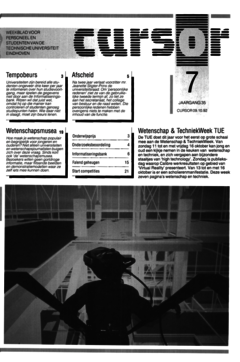 Voorzijde van magazine: Cursor 7 - 9 oktober 1992