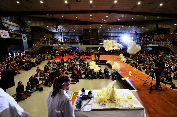 Auditorium's hall becomes pop-up exam hall