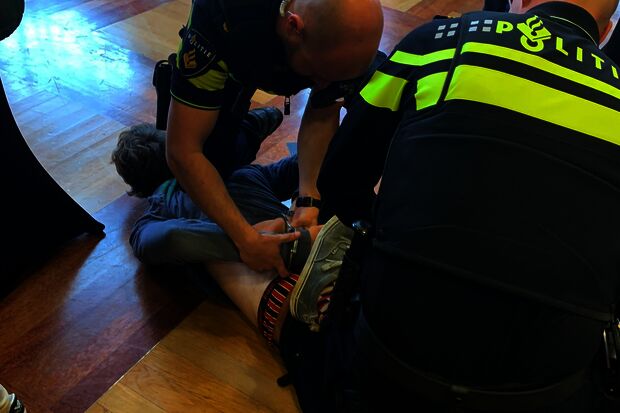 Police intervention on campus was joint action