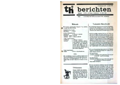 Voorzijde van magazine: TH berichten 22 - 5 maart 1965