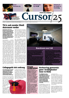 Voorzijde van magazine: Cursor 25 - 26 maart 2009