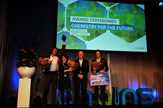 TU/e spin-off Sponsh best chemical start-up of 2018