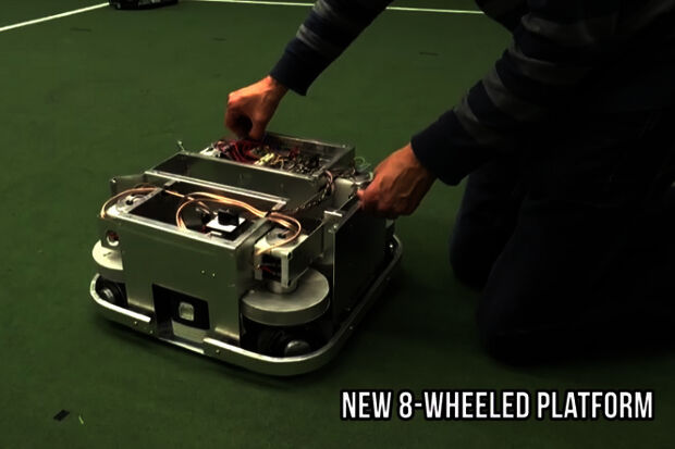 Tech United builds superfast and strong soccer robot