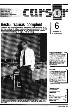 Voorzijde van magazine: Cursor 6 - 28 september 1990