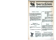 Voorzijde van magazine: TH berichten 24 - 19 maart 1965