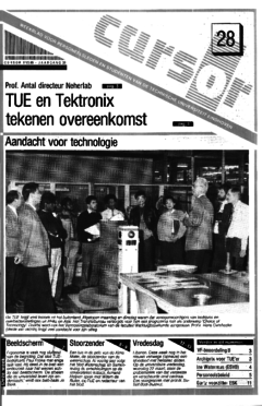 Voorzijde van magazine: Cursor 28 - 17 maart 1989