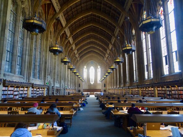 Een van de studieplekken op de universiteit. Foto | Privé-archief Jasper Sleumer