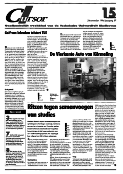 Voorzijde van magazine: Cursor 15 - 24 november 1994