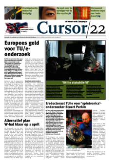 Voorzijde van magazine: Cursor 22 - 28 februari 2008
