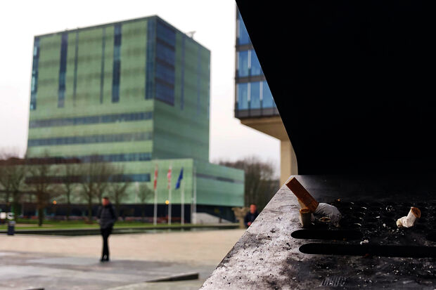 Smoking on campus practically not allowed anymore