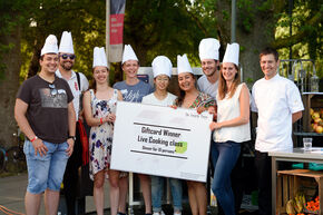 Winnaars van de kookworkshop. Foto | Bart van Overbeeke