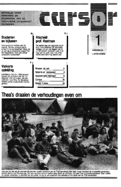 Voorzijde van magazine: Cursor 1 - 24 augustus 1989