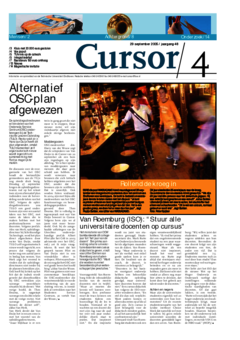 Voorzijde van magazine: Cursor 04 - 29 september 2005