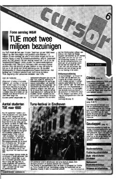 Voorzijde van magazine: Cursor 6 - 26 september 1986