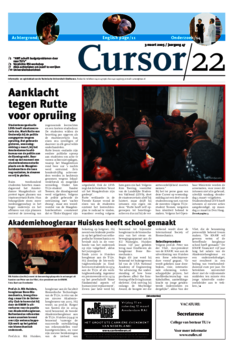 Voorzijde van magazine: Cursor 22 - 3 maart 2005