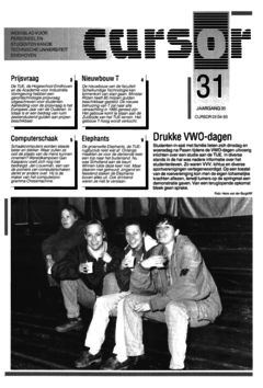 Voorzijde van magazine: Cursor 31 - 22 april 1993