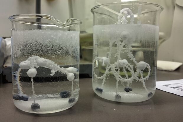'Scheikunst' in chemielab