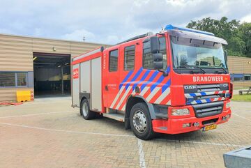 Brandweer op TU/e-campus. Foto | Norbine Schalij