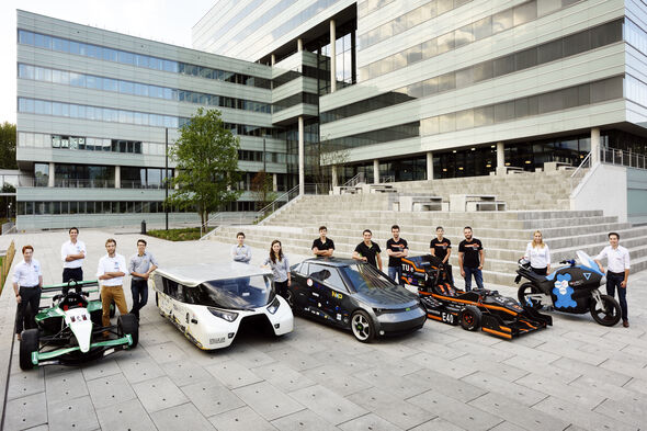 TU/e's smart mobility teams. Photo | Bart van Overbeeke
