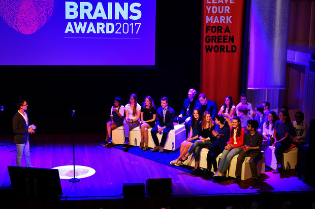 Studenten laten twintig boodschappen achter bij Brains Award 