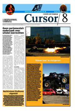 Voorzijde van magazine: Cursor 08 - 2 november 2006