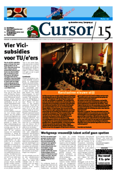 Voorzijde van magazine: Cursor 15 - 23 december 2004