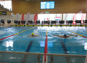 Tessa Kierkels (links) van Nayade in actie. Tessa Kierkels (links) van Nayade in actie.
