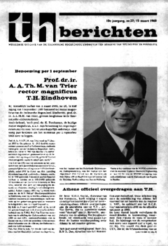 Voorzijde van magazine: TH berichten 27 - 15 maart 1968