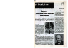 Voorzijde van magazine: TH berichten 17 - 10 januari 1968