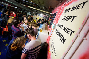 Afscheidsborrel Potentiaal. Foto | Bart van Overbeeke Afscheidsborrel Potentiaal. Foto | Bart van Overbeeke