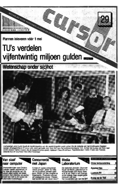 Voorzijde van magazine: Cursor 29 - 25 maart 1988