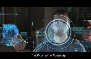 'Still' uit de promotiefilm voor Data Science. 'Still' uit de promotiefilm voor Data Science.