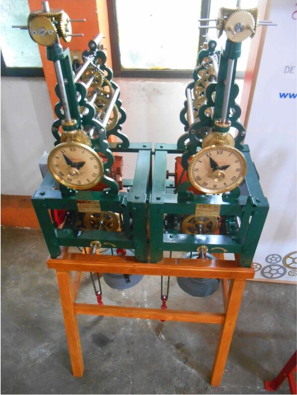 The experimental setup Nijmeijer and his Mexican colleagues used for their research. Source: Relojes Centenario.
